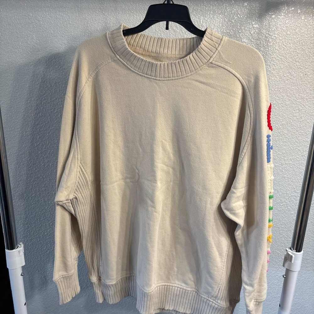 Aerie Cream Knit Top